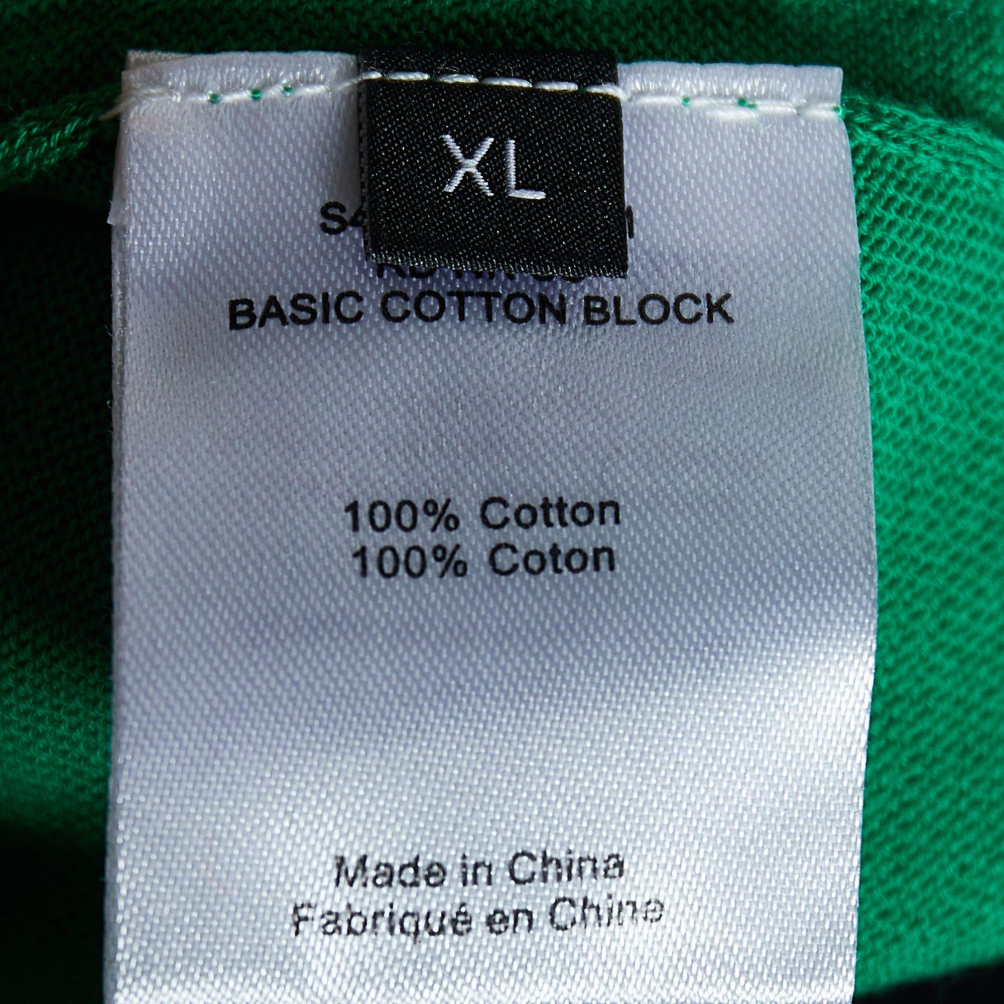 Pull léger Joseph en tricot de coton à blocs de couleurs XL Neuf - En vente à Dubai, Al Qouz 2