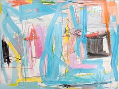 Abstract Home away from Painting by Joseph Conrad-Ferm, Mixed Media on Canvas