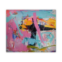 Abstract My Coup Painting by Joseph Conrad-Ferm, Acrylic Mixed Media on Canvas