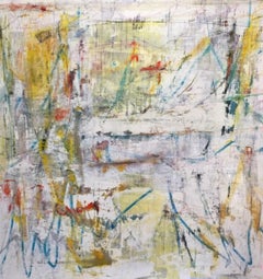 Abstract Post no bills Painting by Joseph Conrad-Ferm, Mixed Media on Canvas