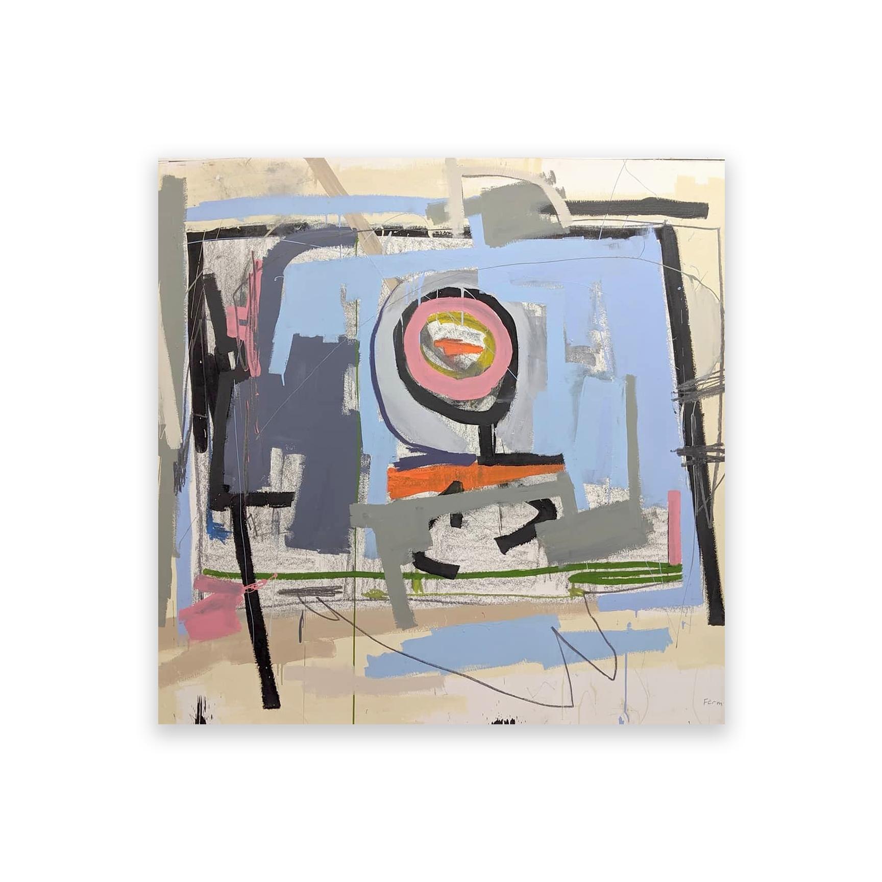 Skeleton Key by Joseph Conrad-Ferm, 2007- 2008. REP by Tuleste Factory
Mixed Media 
50 × 48 in 
127 × 121.9 cm

Mixed media abstract painting on archival watercolor paper by NY-based artist Joseph Conrad-Ferm. 

Shipping is not included. See our