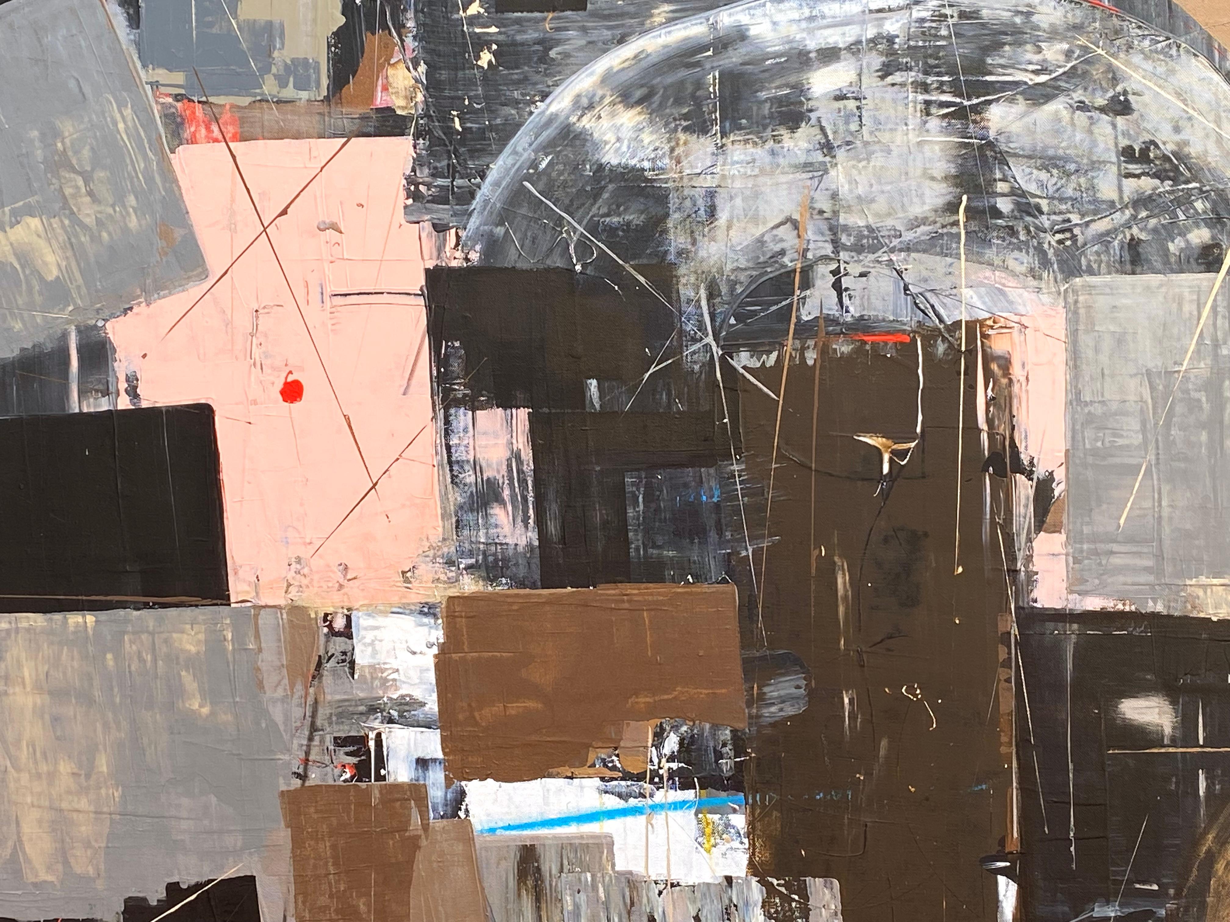 “Departure” - Contemporary Painting by Joseph Conrad-Ferm