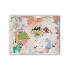 Pittura astratta del Child & Child di Joseph Conrad-Ferm, tecnica mista su tela