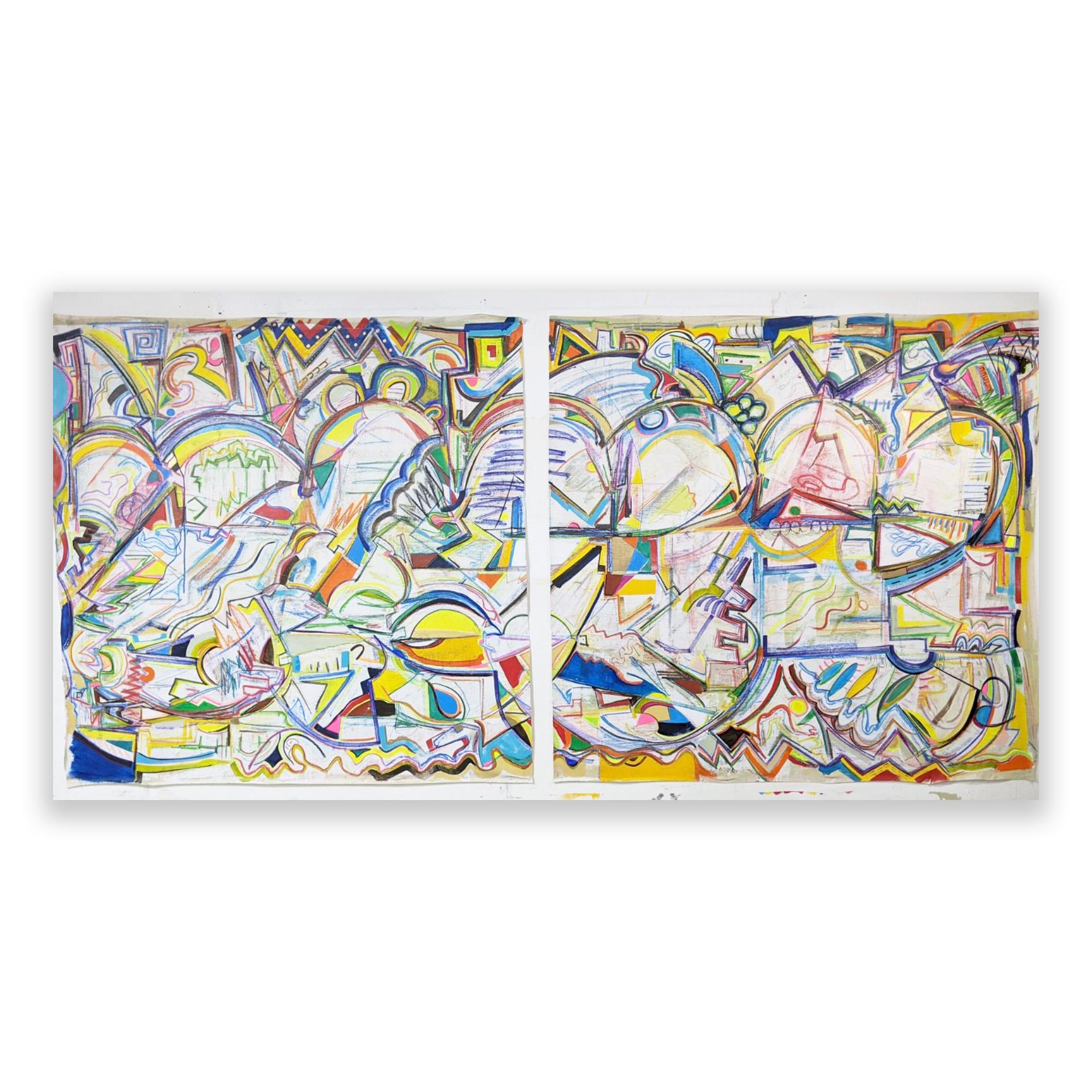 Dittico My Momen di Joseph Conrad-Ferm, 2022. REP by Tuleste Factory
Tecnica mista 
64 × 130 in 
162.6 × 330.2 cm

Quadro astratto a tecnica mista su tela dell'artista Joseph Conrad-Ferm di New York. 

La spedizione non è inclusa. Vedere le nostre