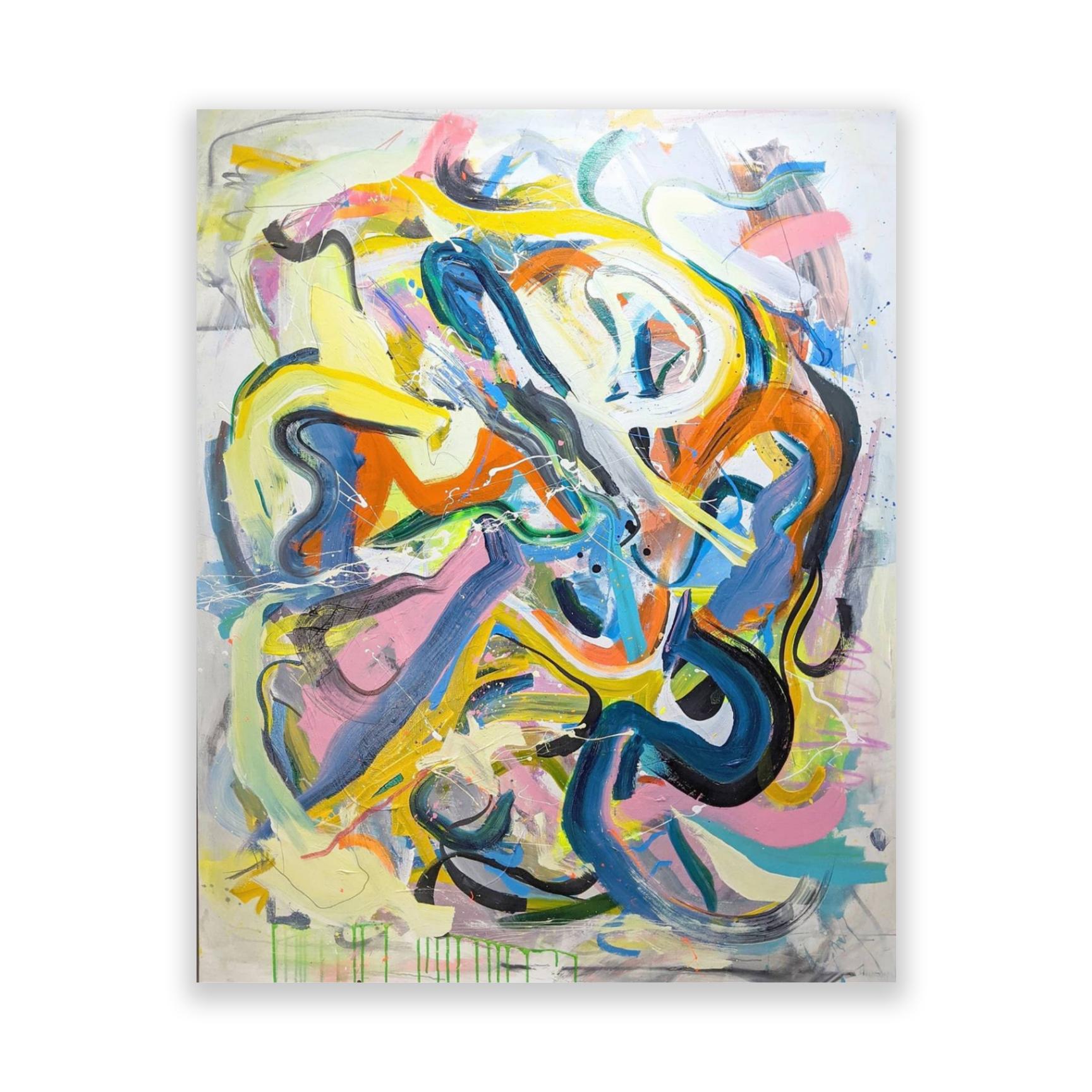 Pulpo di Joseph Conrad-Ferm, 2021. REP by Tuleste Factory
Tecnica mista 
60 × 48 in 
152.4 × 121.9 cm

Quadro astratto a tecnica mista su tela dell'artista Joseph Conrad-Ferm di New York. 

La spedizione non è inclusa. Vedere le nostre politiche di