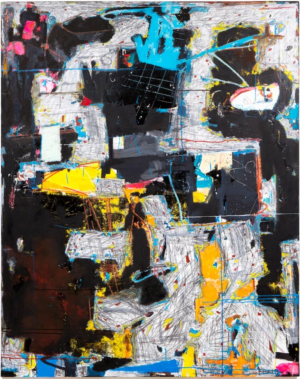 "The Bay State"

Abstract painting by Joseph Conrad Fern. Black background with an over layer of bright paint splashes in tones of yellow, blue, and pink.

See our shipping policies. For quotes, please contact us. 

All sales are final.

Born 1975,