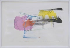 Quadro astratto La velocità del suono di Joseph Conrad-Ferm, Tela a tecnica mista