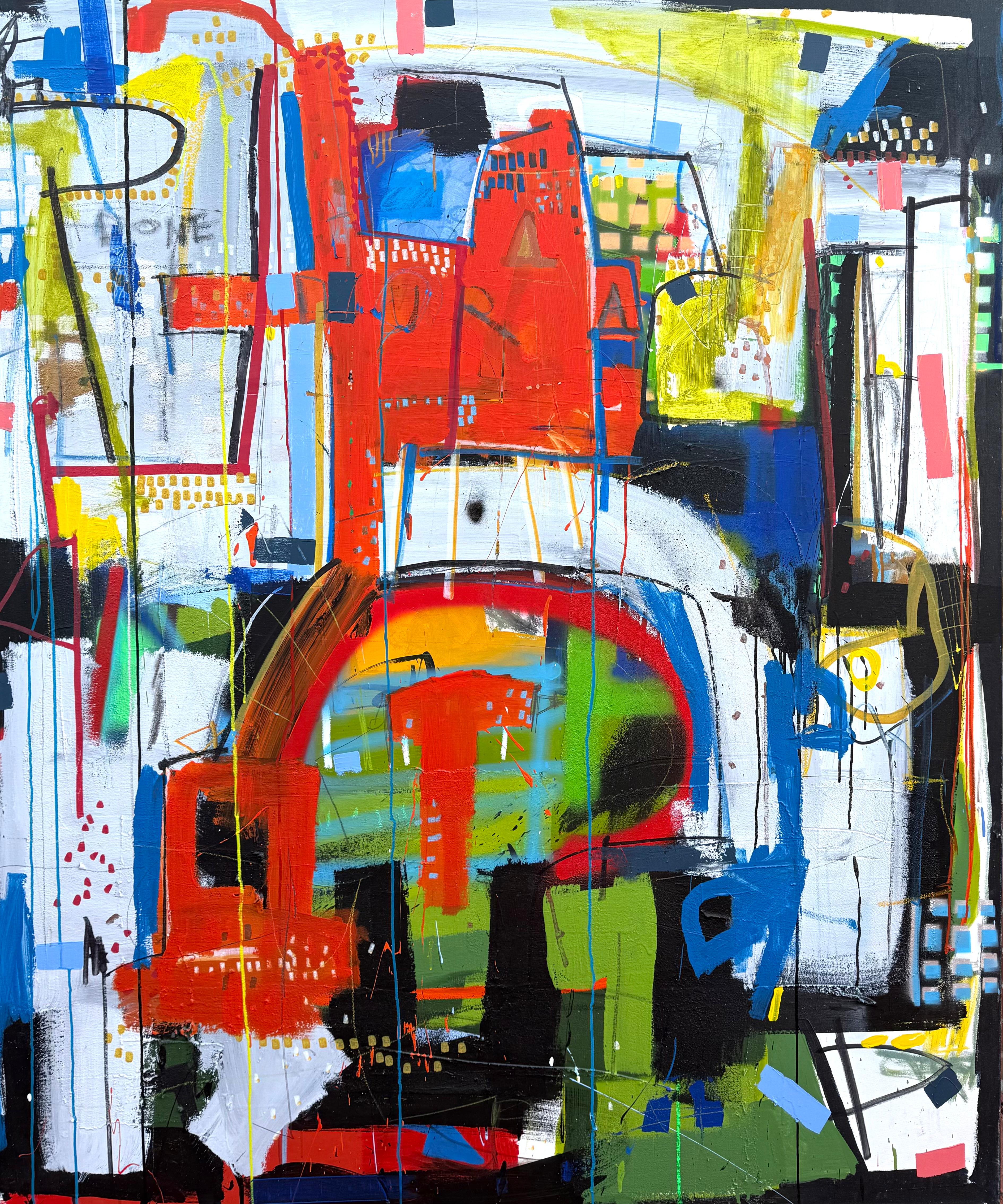 Abstract Painting di Joseph Conrad Ferm - "Domane"