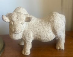 Taurus, A Characterful Guardian: Unique Hand-Modelled Bull Animalier Sculpture