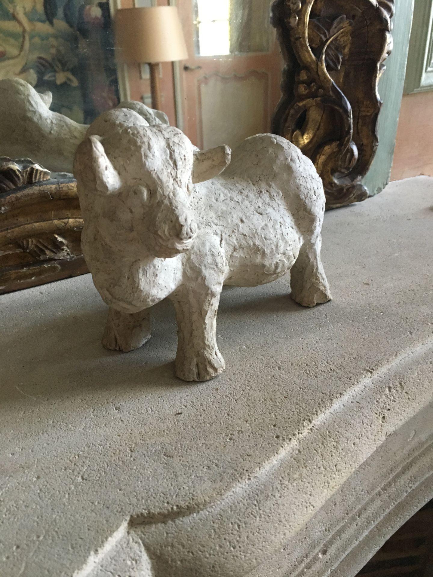 Taurus, A Characterful Guardian: Unique Hand-Modelled Bull Animalier Sculpture For Sale 6