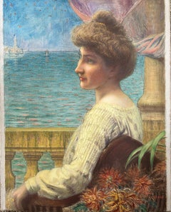 Women Belle Epoque French Symbolist portrait Art nouveau
