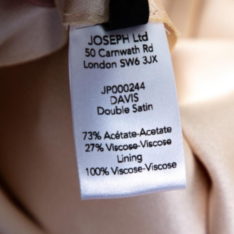 De las mujeres Joseph Cream Double Satin Davis A Line Top M en venta