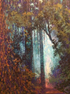 Dry Vines Impressionist Landscape