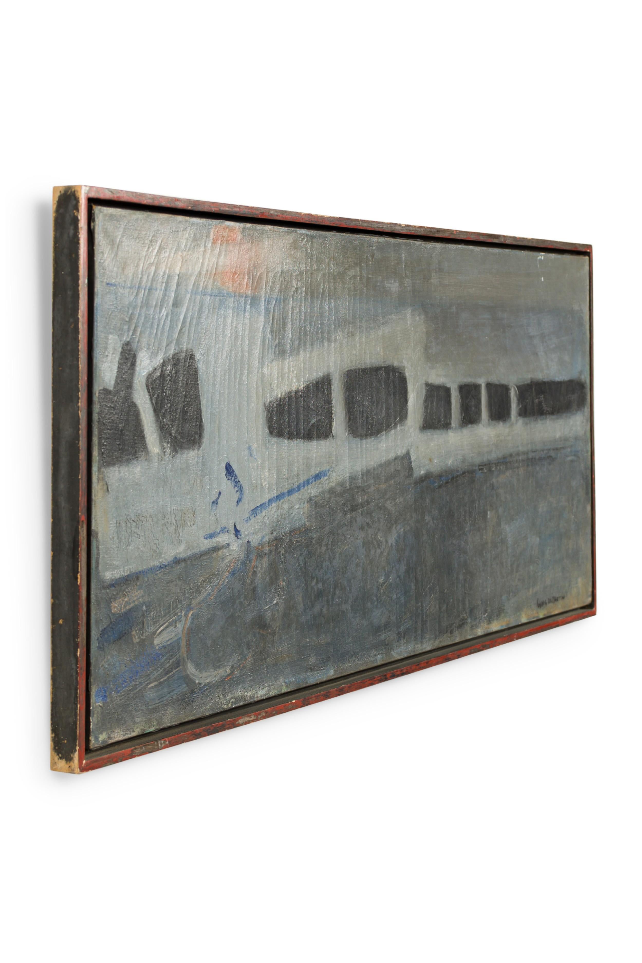 Américain Joseph De Martini Peinture abstraite contemporaine américaine, intitulée 