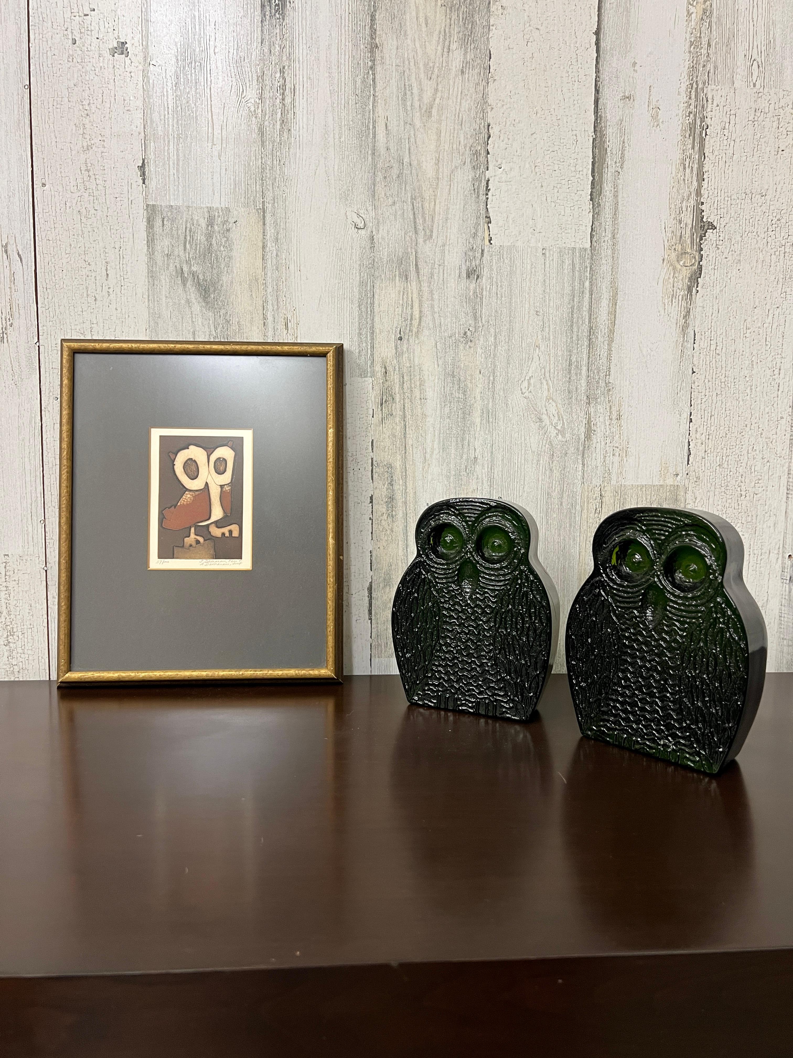 Joseph Demarais Limited Edition Owl Print  For Sale 4