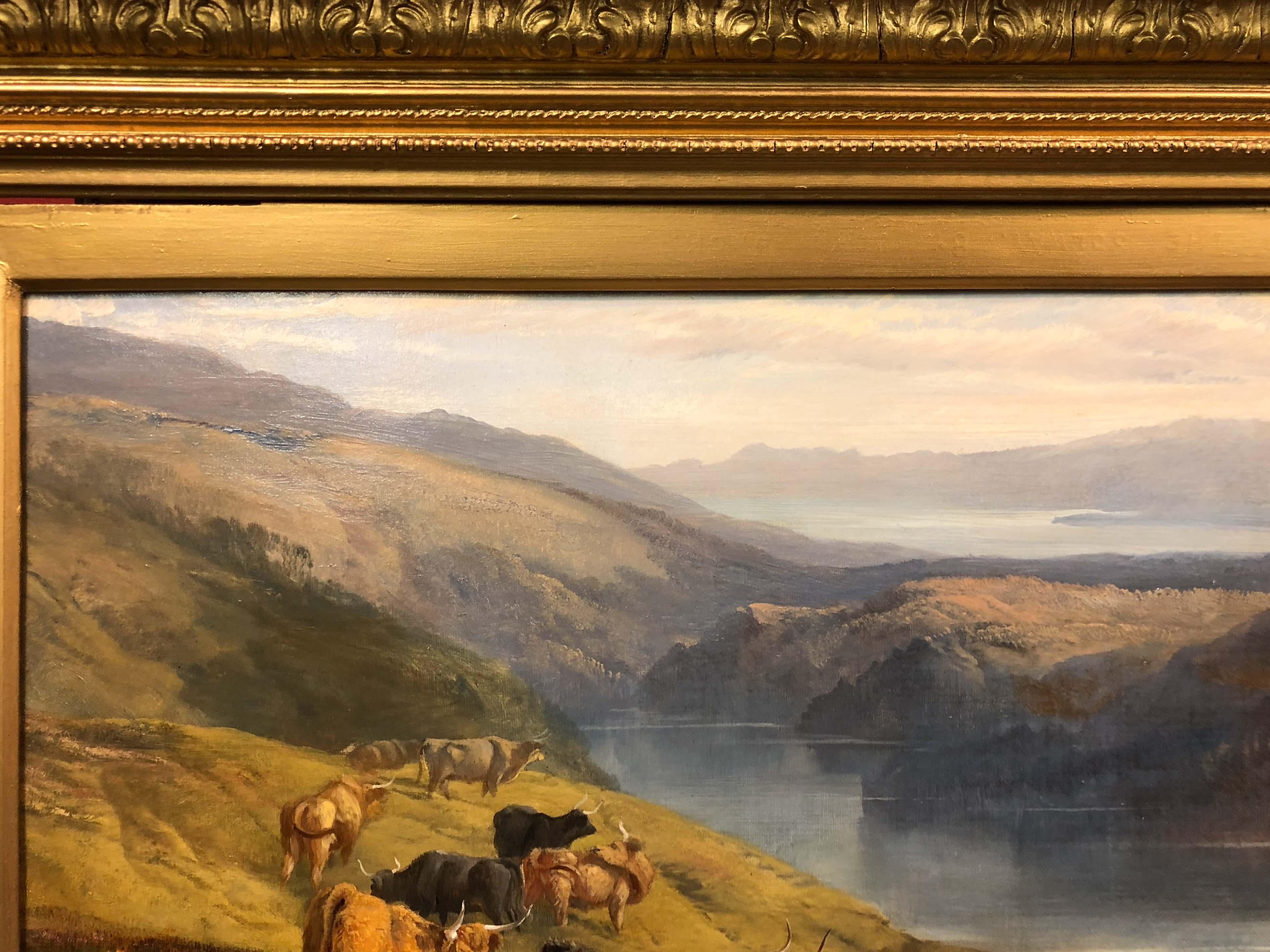 Oil on canvas laid down to plywood panel by Joseph Denovan Adam 