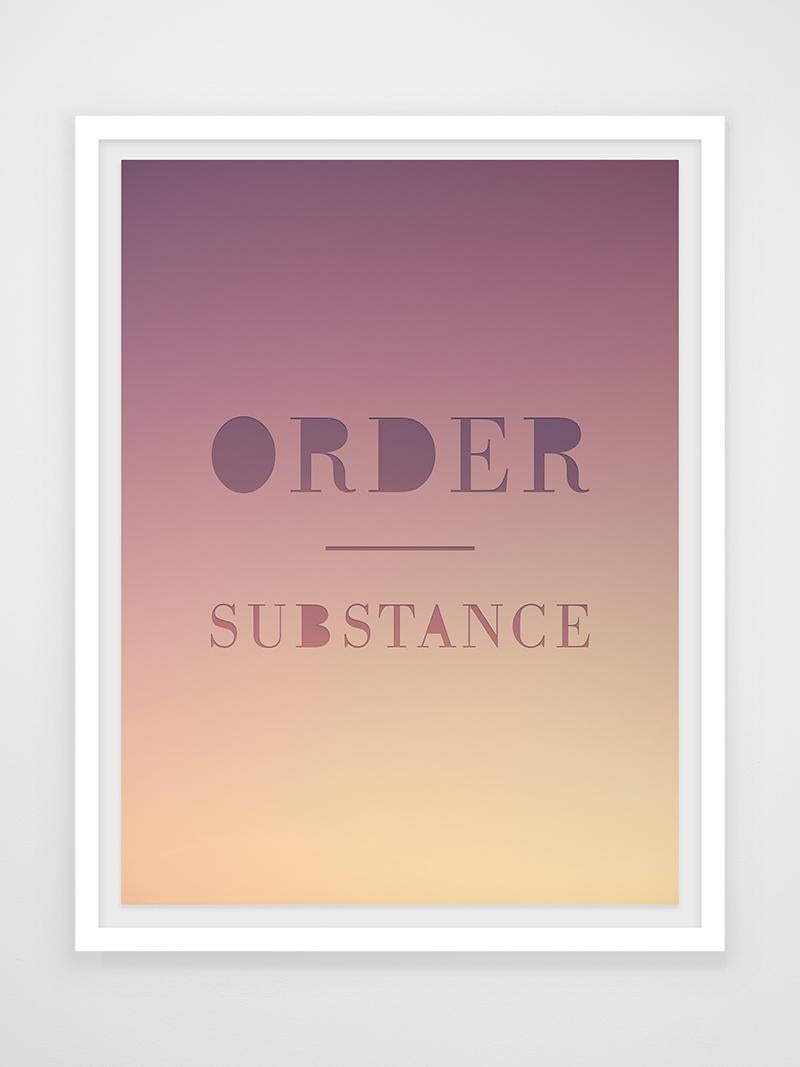 Joseph Desler Costa Print - Order Substance