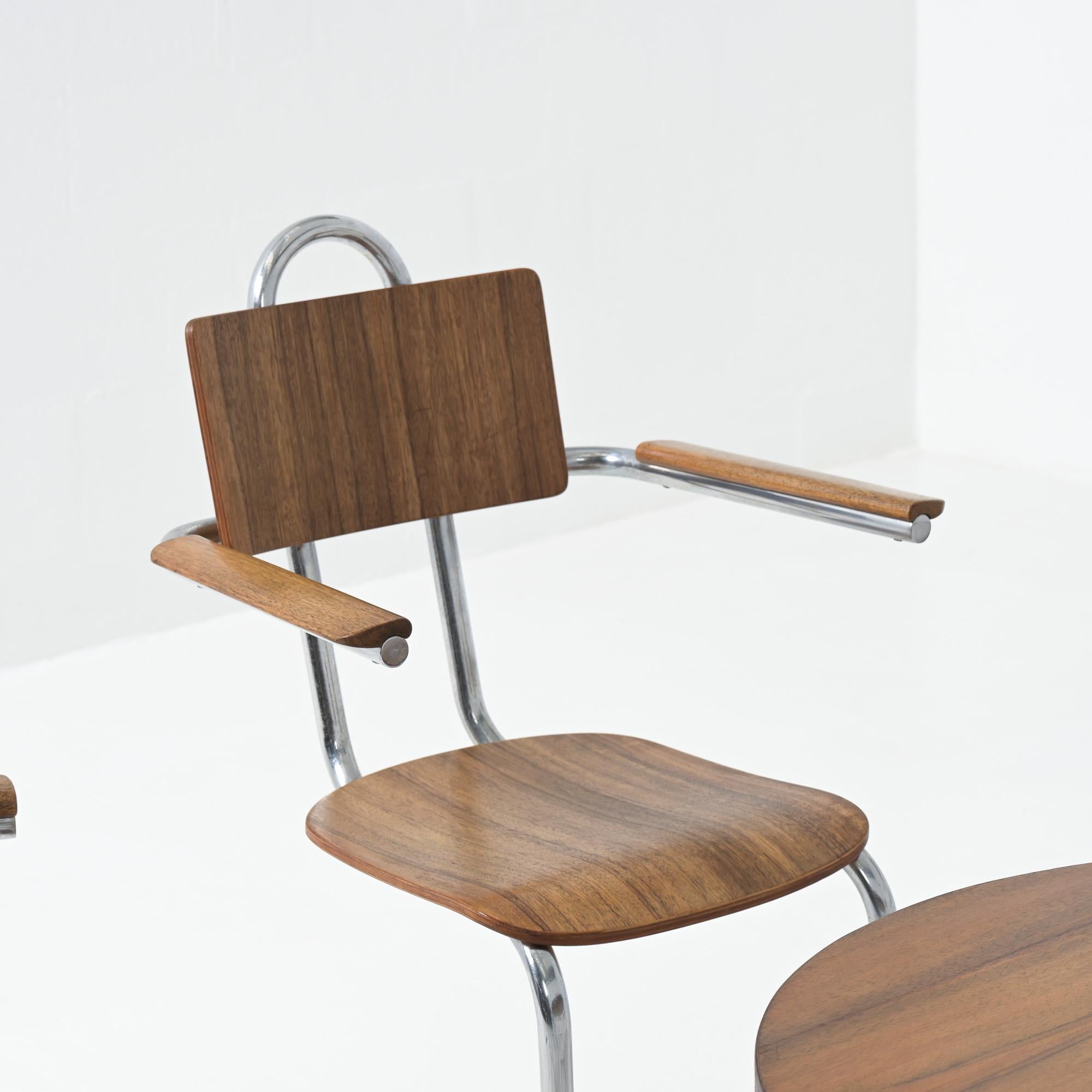 Sillones Joseph Diongre para Flagey 1938 Metal en venta