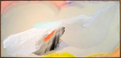 Mouvement Lithe - pastels brillants et colorés, acrylique abstraite gestuelle sur toile
