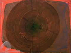 Heart 30/90 - unique, colourful, abstract, one off, framed monoprint