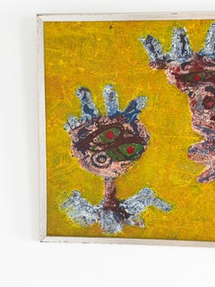 Joseph Duncan, Olio su tela figurativo espressivo, 1971