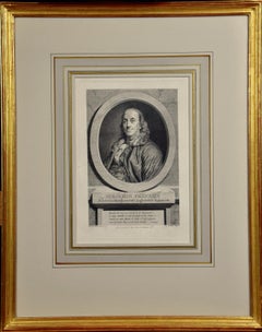  Benjamin Franklin: A Framed 18th Century Portrait of by Duplessis 