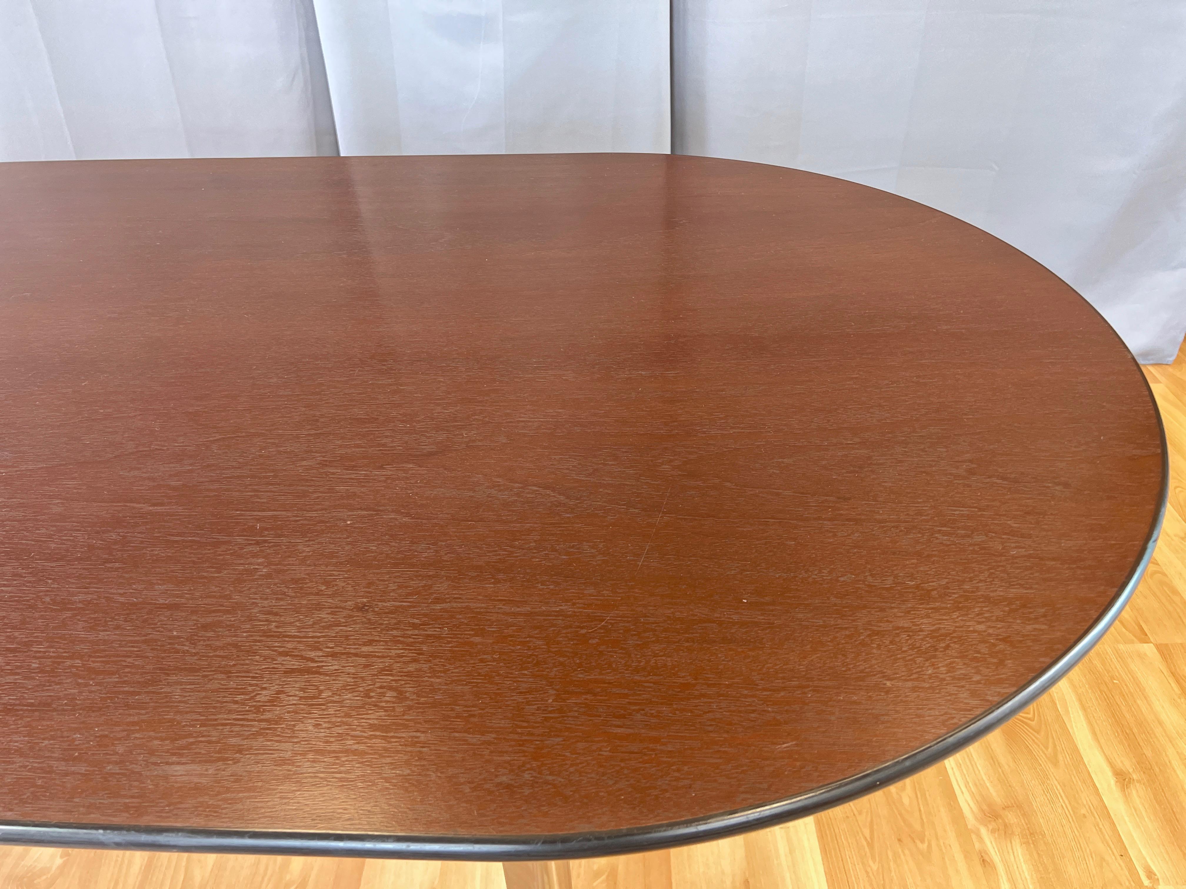 Joseph D’Urso for Knoll High Table in American Cherry and Chrome, 1995 For Sale 10