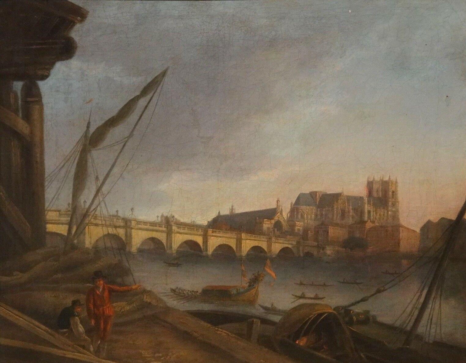 Westminster From The South, 18th Century - Painting de Joseph FARINGTON