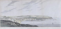 Antique Whitehaven, Cumbria engraving by Elizabeth Byrne after Joseph Farington RA