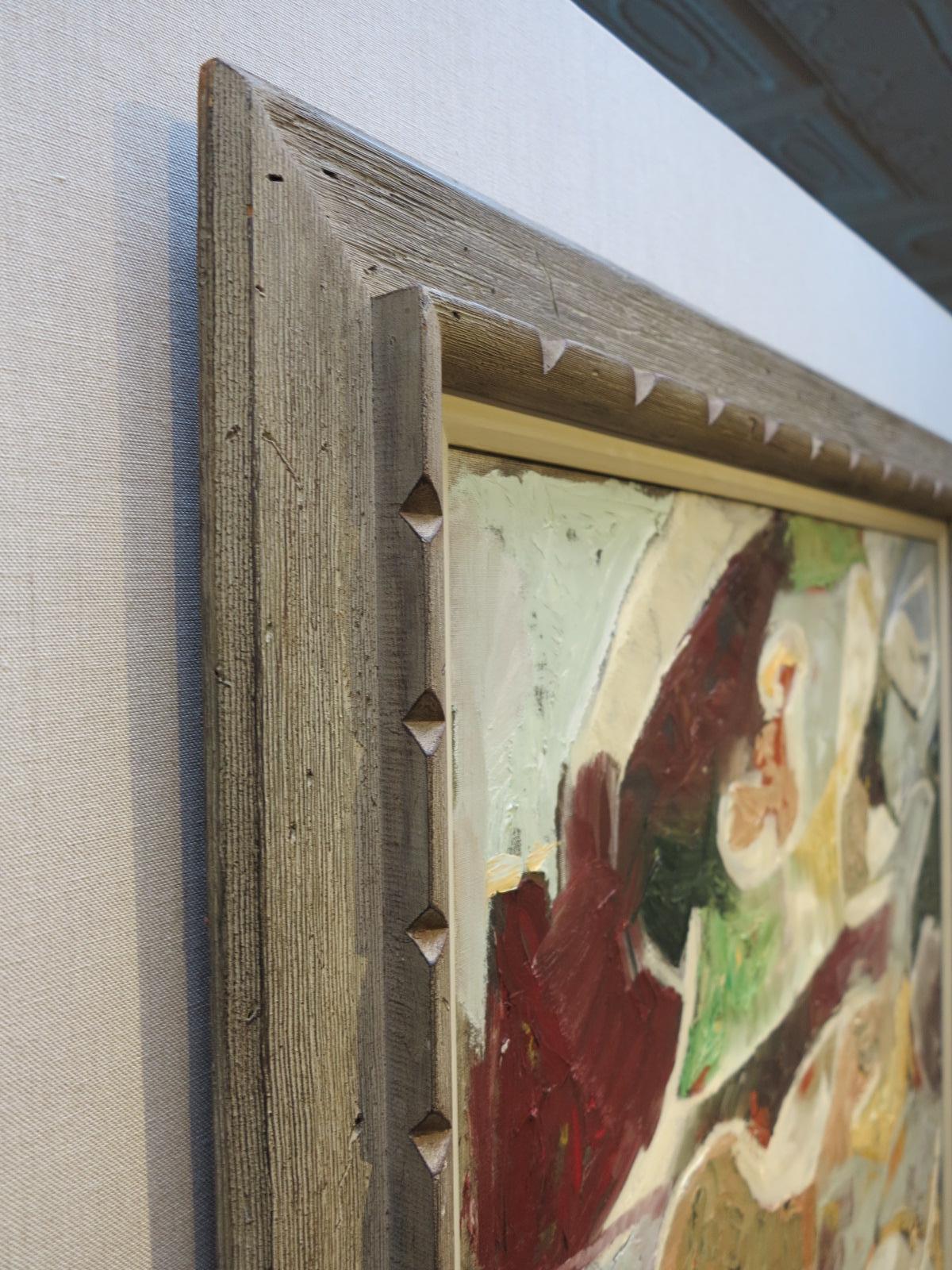 Untitled (abstract expressionist mid-century modern painting) 2