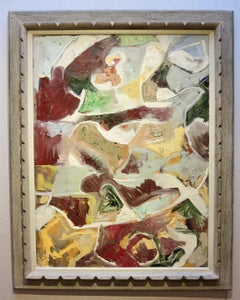 Untitled (abstract expressionist mid-century modern painting)