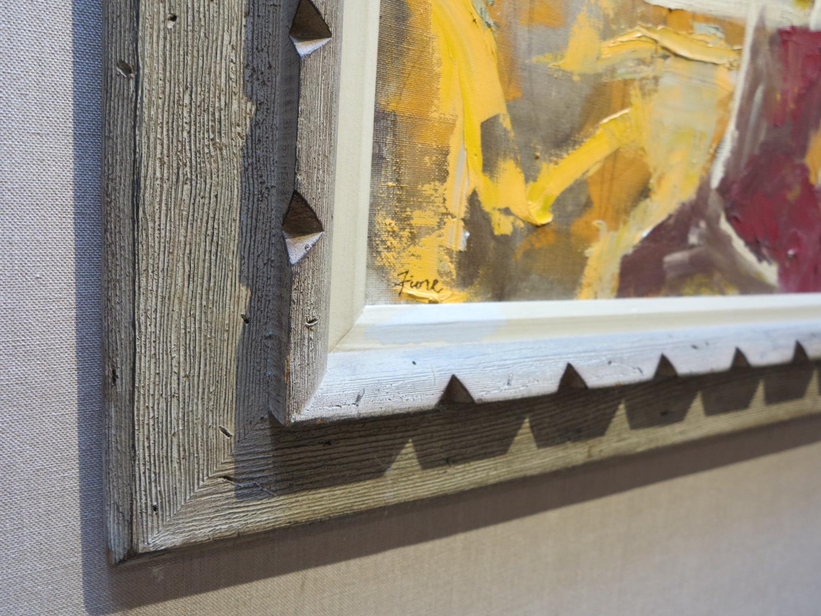Untitled (abstract expressionist mid-century modern painting) 1