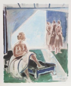 Dancer in Repose, Lithograph by Joseph Floch