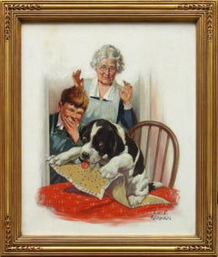 Grandma, Boy & Dog