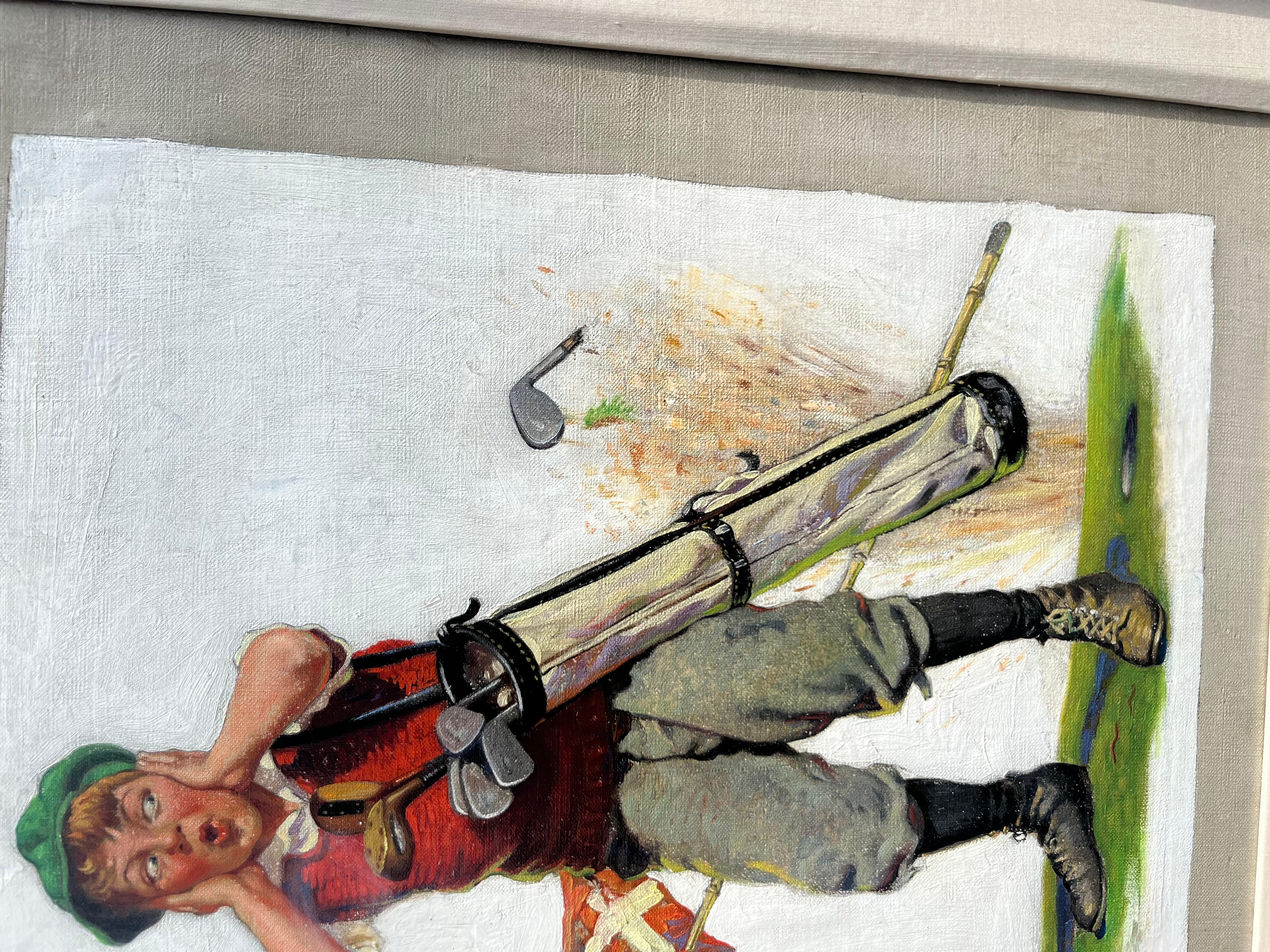 The Golf Caddie, Titelbild des Liberty Magazine im Angebot 2