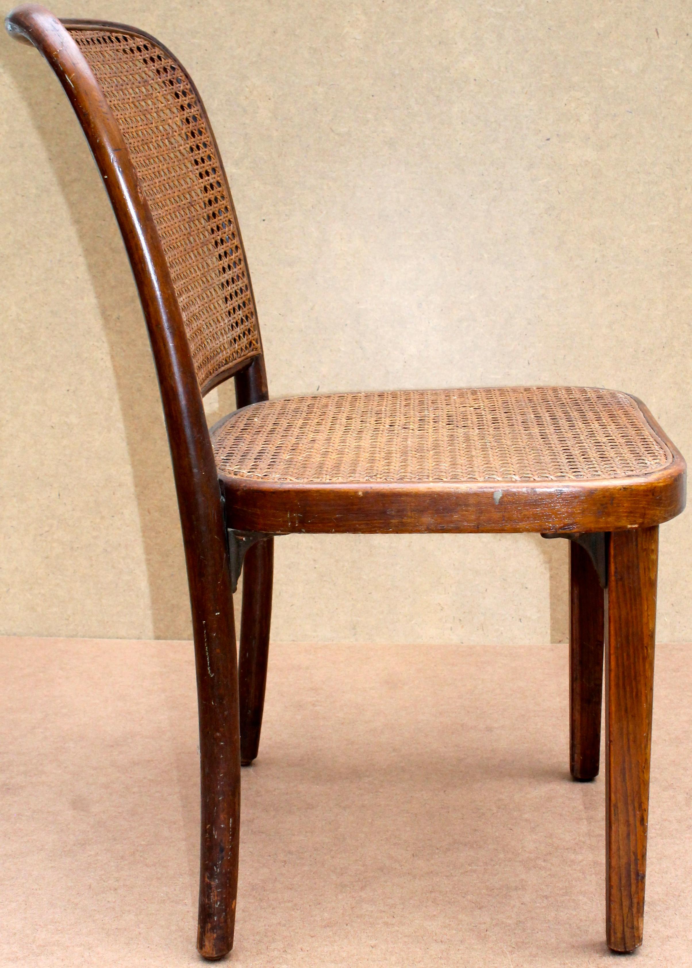 Bauhaus Joseph Frank Classic 'Prague' Bentwood Chair For Sale