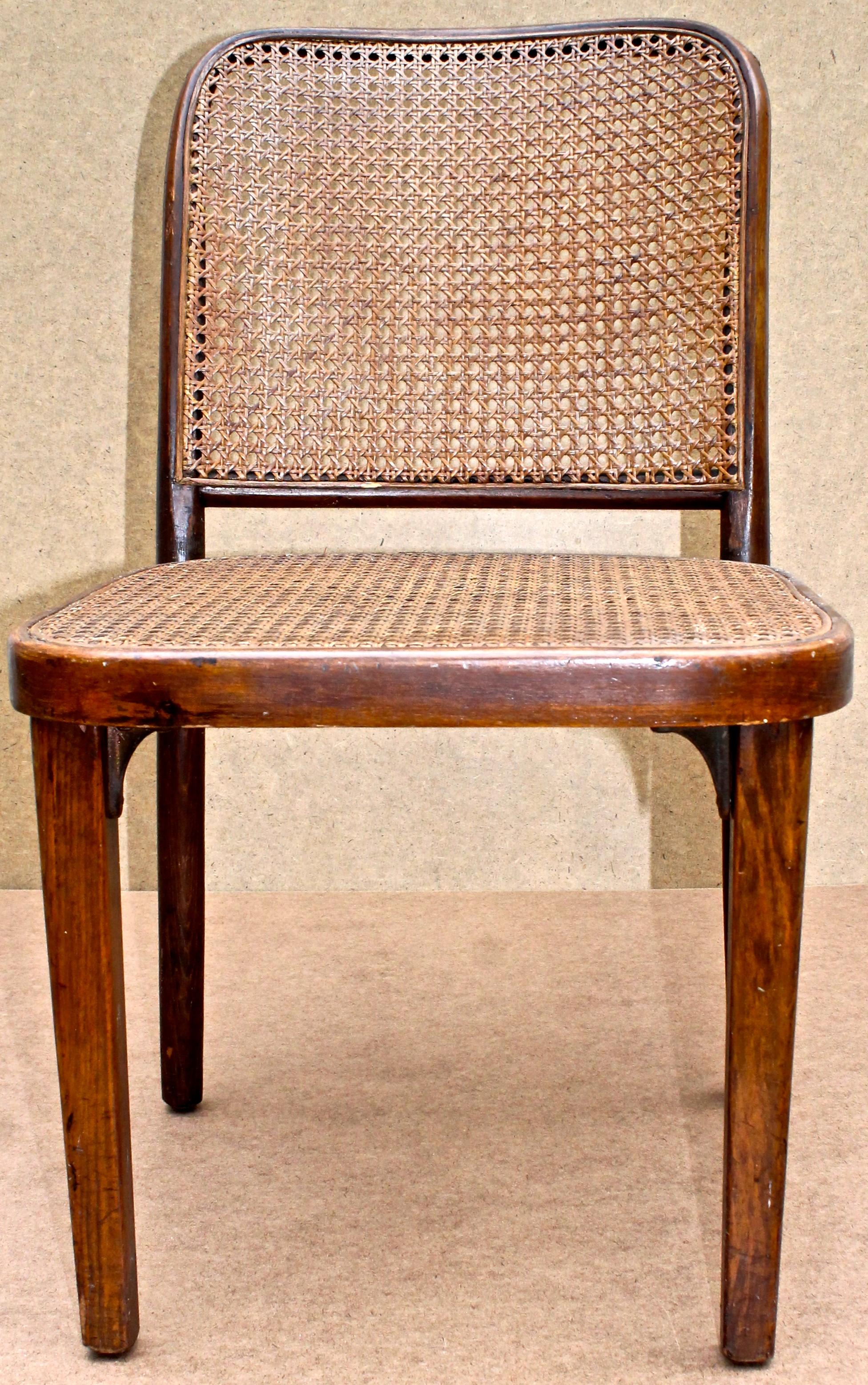 Austrian Joseph Frank Classic 'Prague' Bentwood Chair For Sale