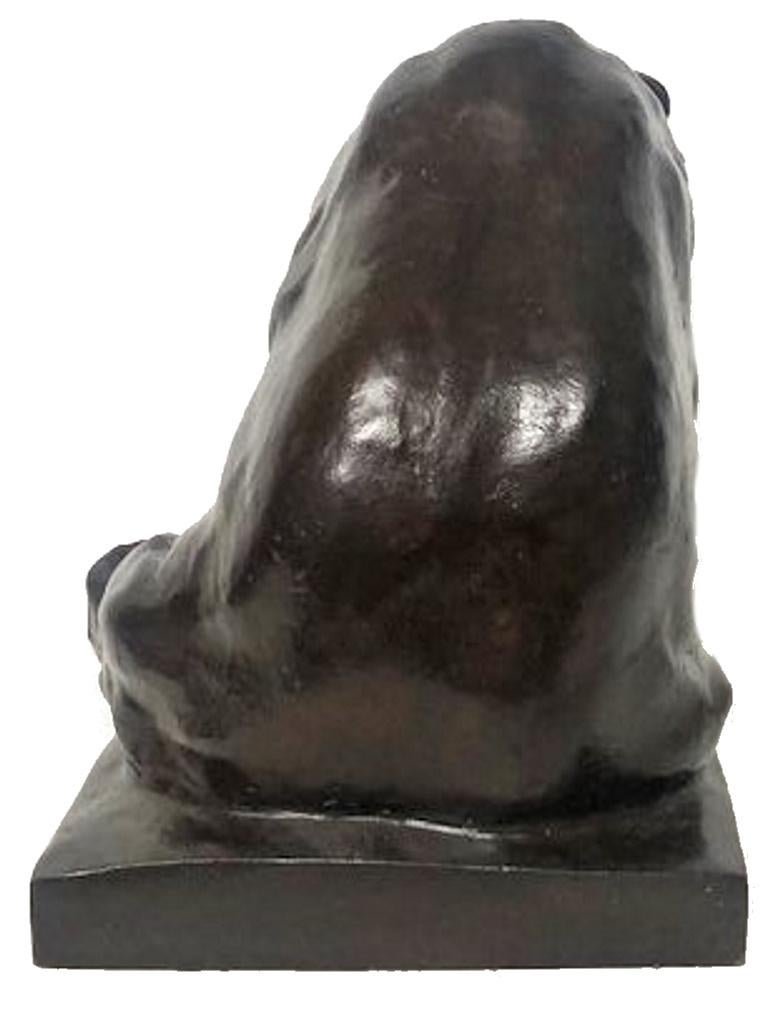 Art déco Joseph Franz Pallenberg, ours, sculpture allemande en bronze patiné, vers 1920 en vente