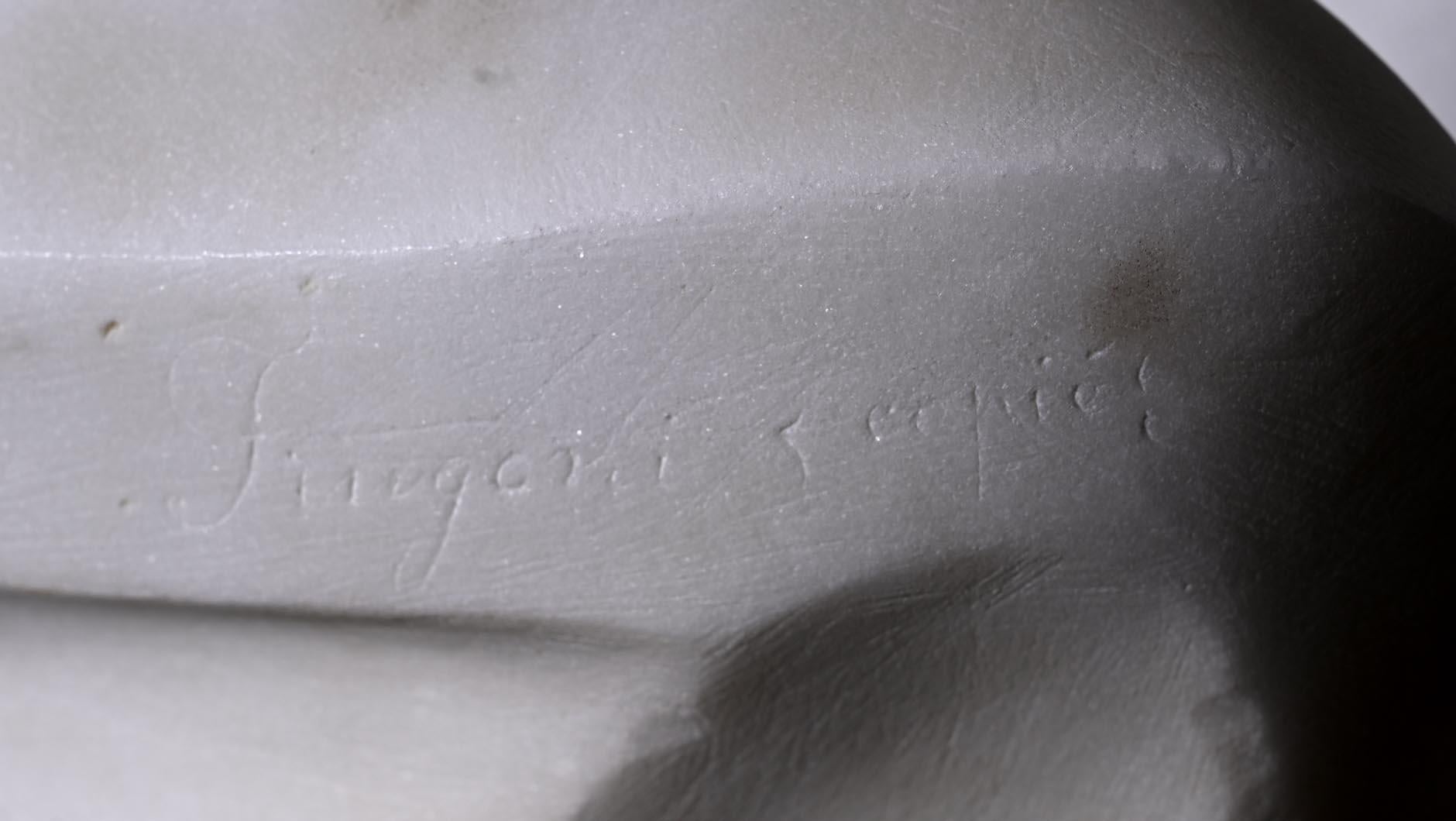 Joseph FRUGONI, Bust of a woman or Aphrodite im Angebot 1