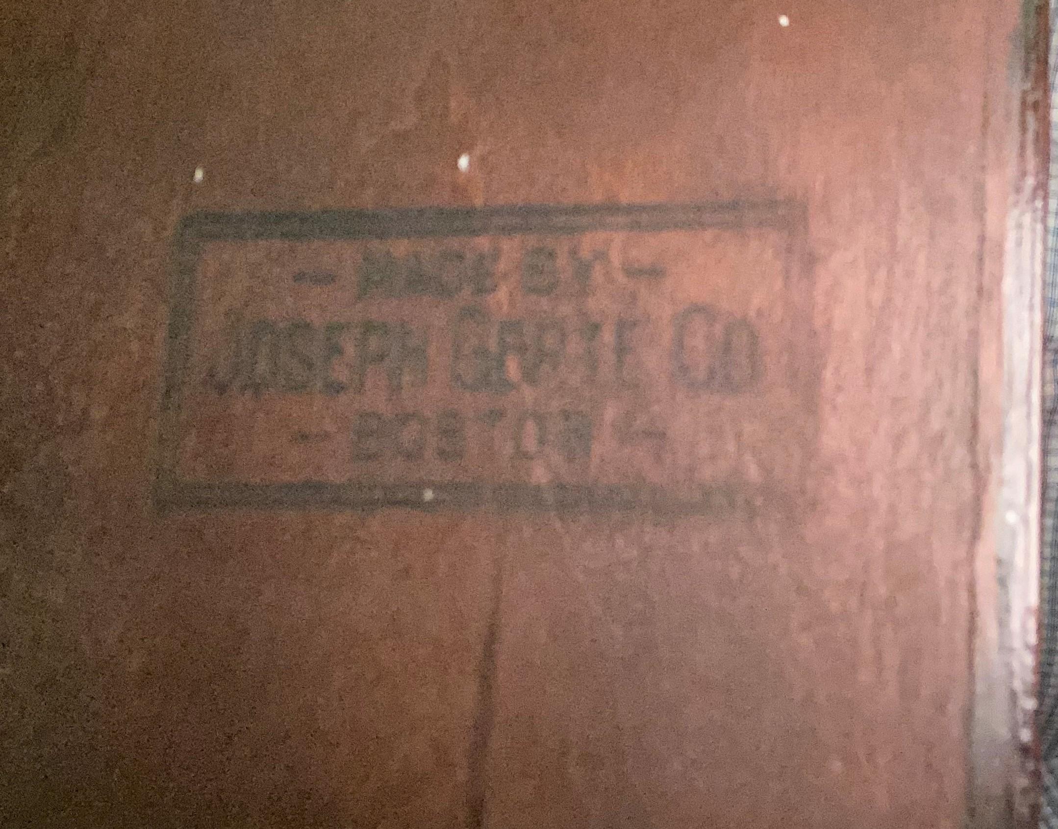 Joseph Gerte Boston MA Custom Mahogany & Burled Walnut Corner Cabinet 2