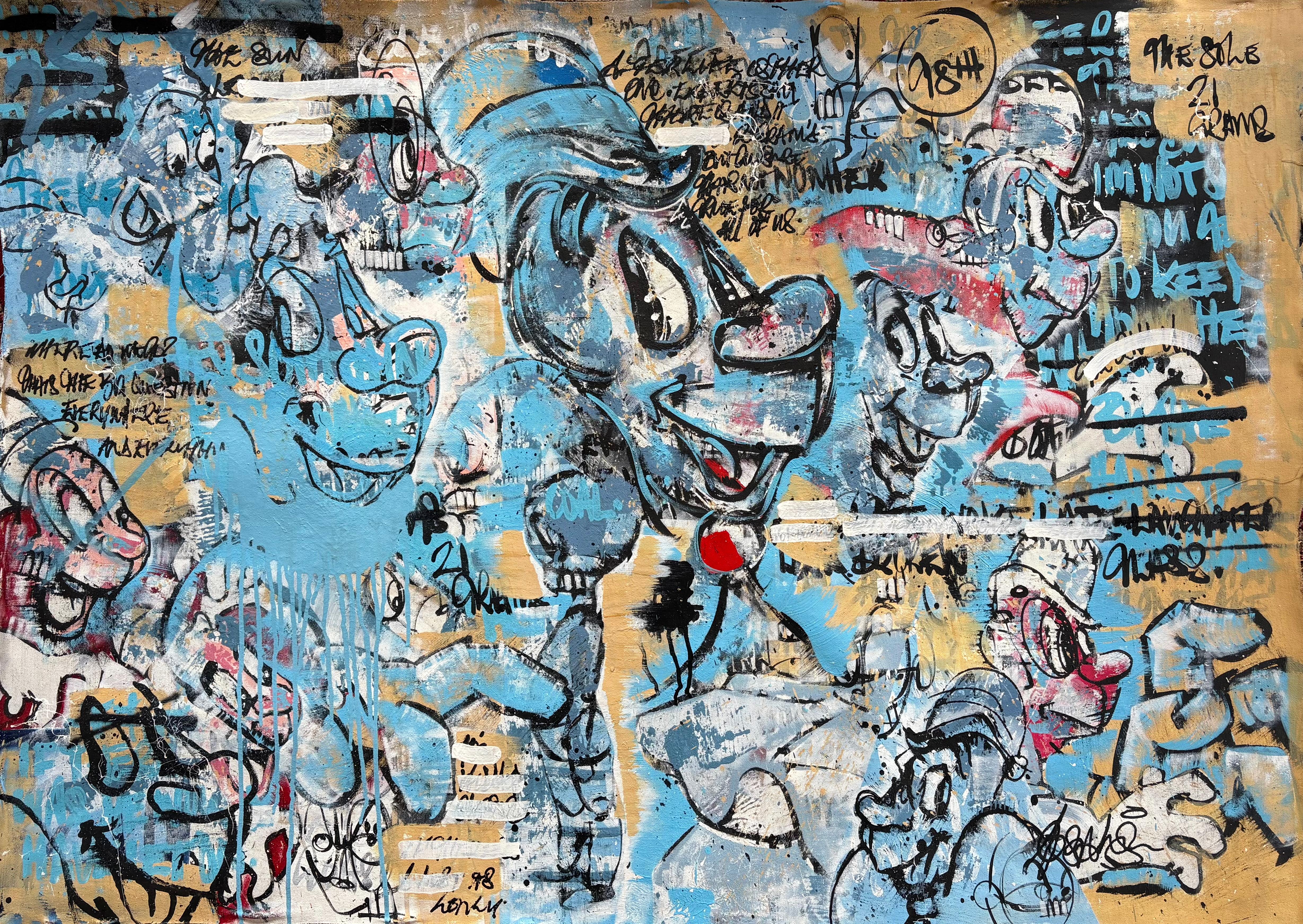 Abstract Painting Joseph Gilgun - 21 Grammes