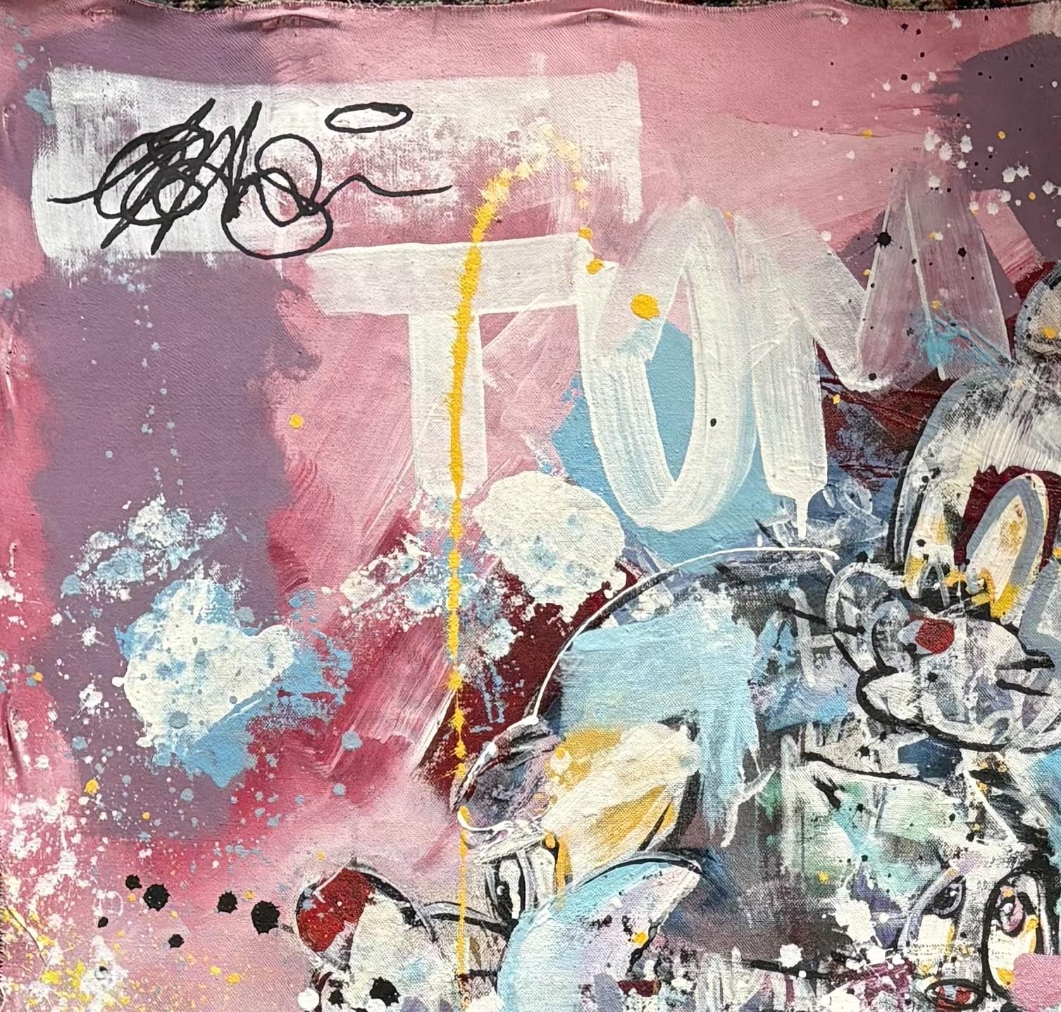 Addict - Abstract Painting by Joseph Gilgun