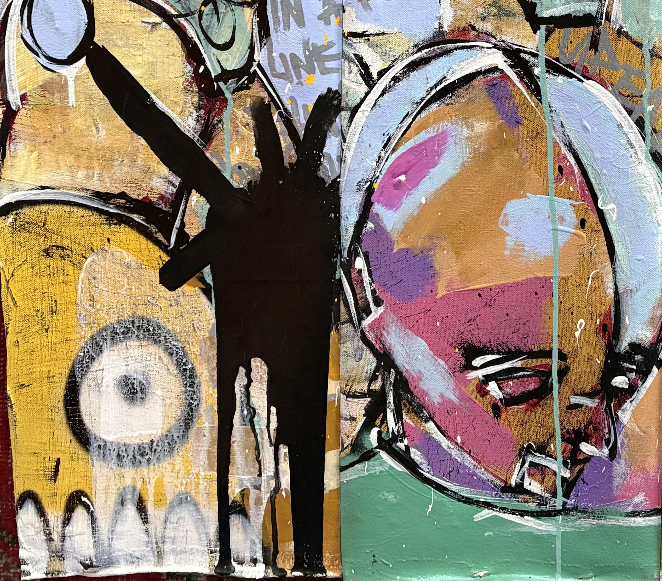 La battaglia degli otto - Painting di Joseph Gilgun