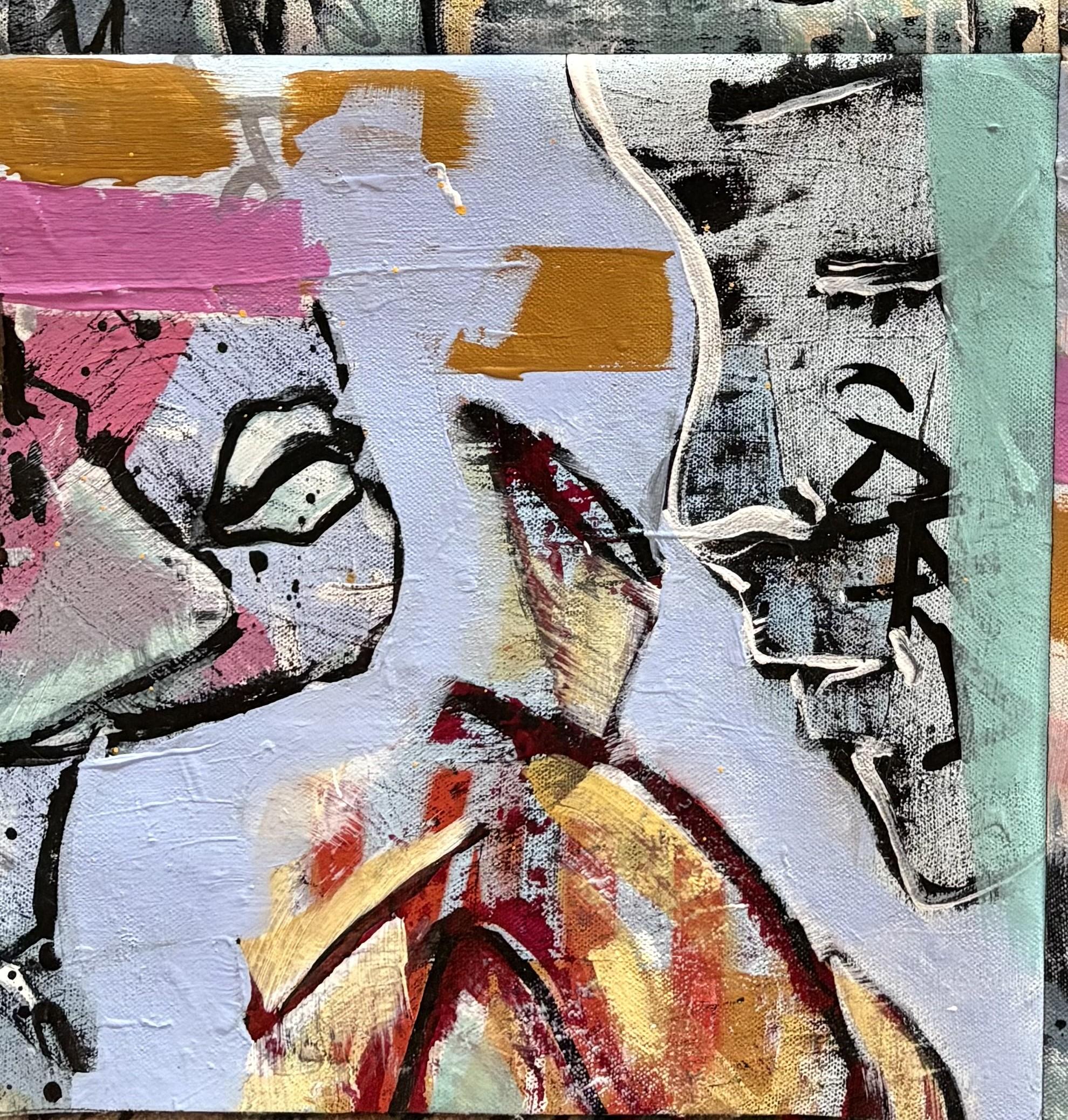 Bullets For The Bandolier - Abstract Painting by Joseph Gilgun