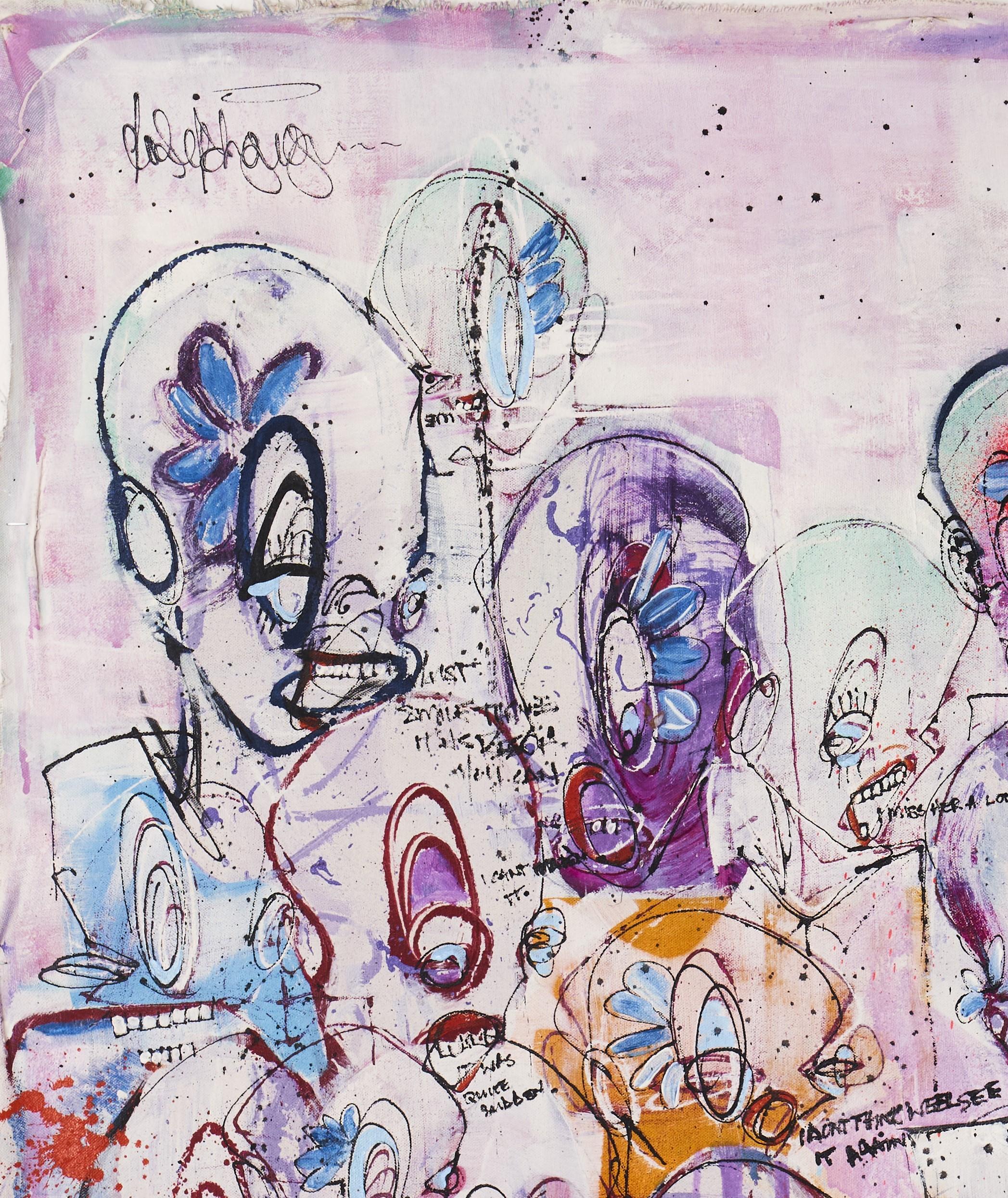 Potete fermarvi tutti per un giorno? - Painting di Joseph Gilgun