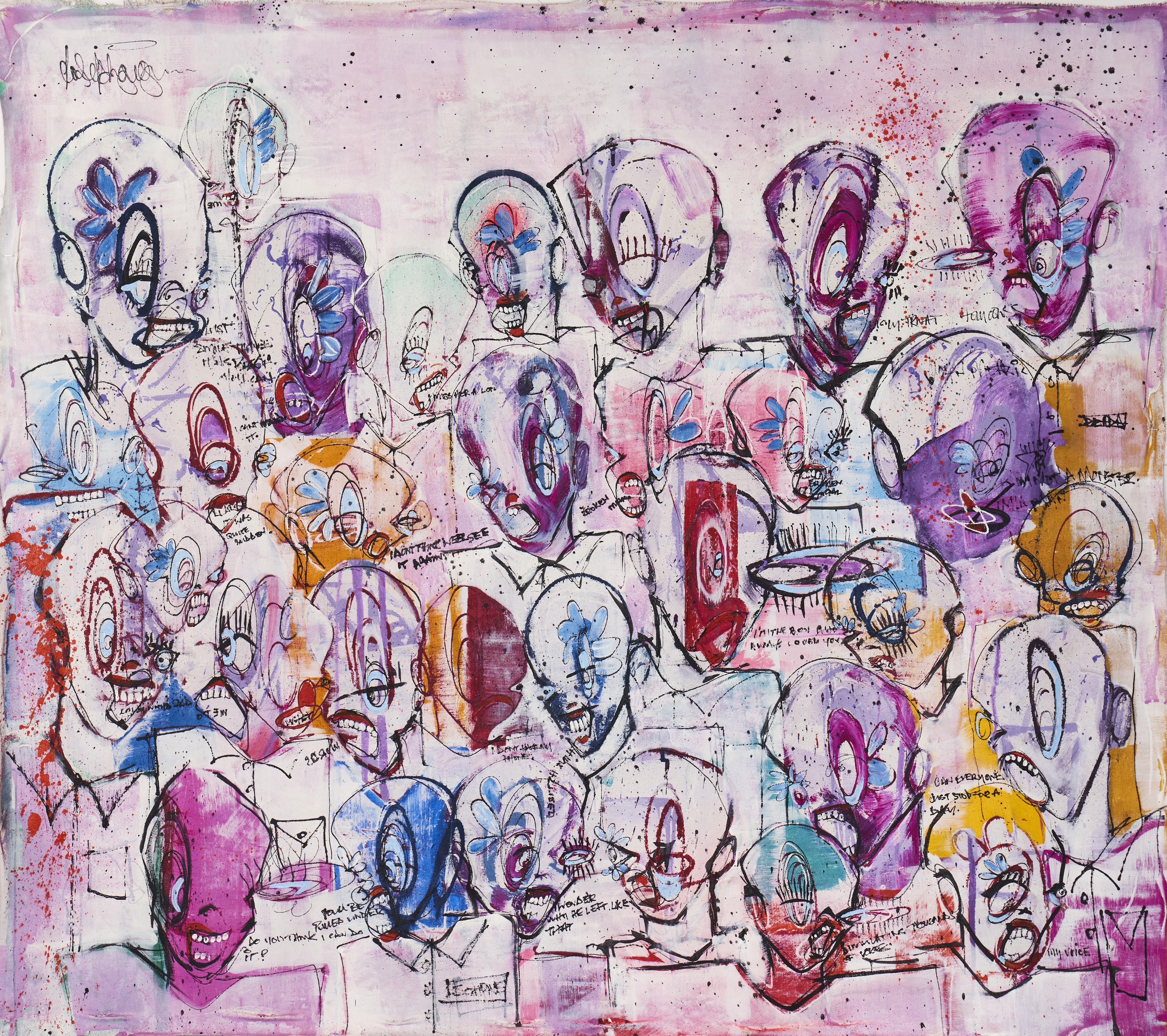 Abstract Painting di Joseph Gilgun - Potete fermarvi tutti per un giorno?