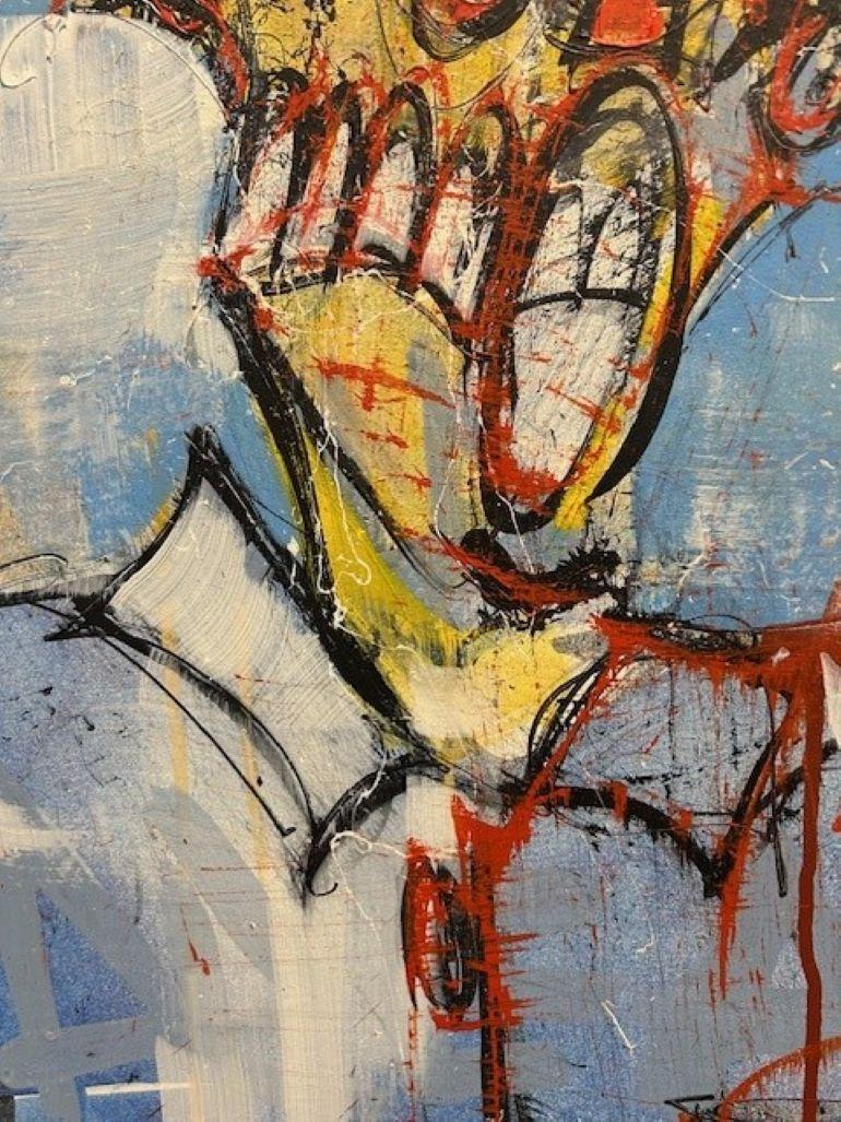 Personaggio a sé stante 1 - Figurative Painting Grigio di Joseph Gilgun