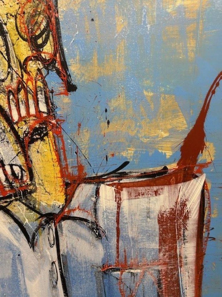 Caractère propre 2 - Surréalisme Painting par Joseph Gilgun