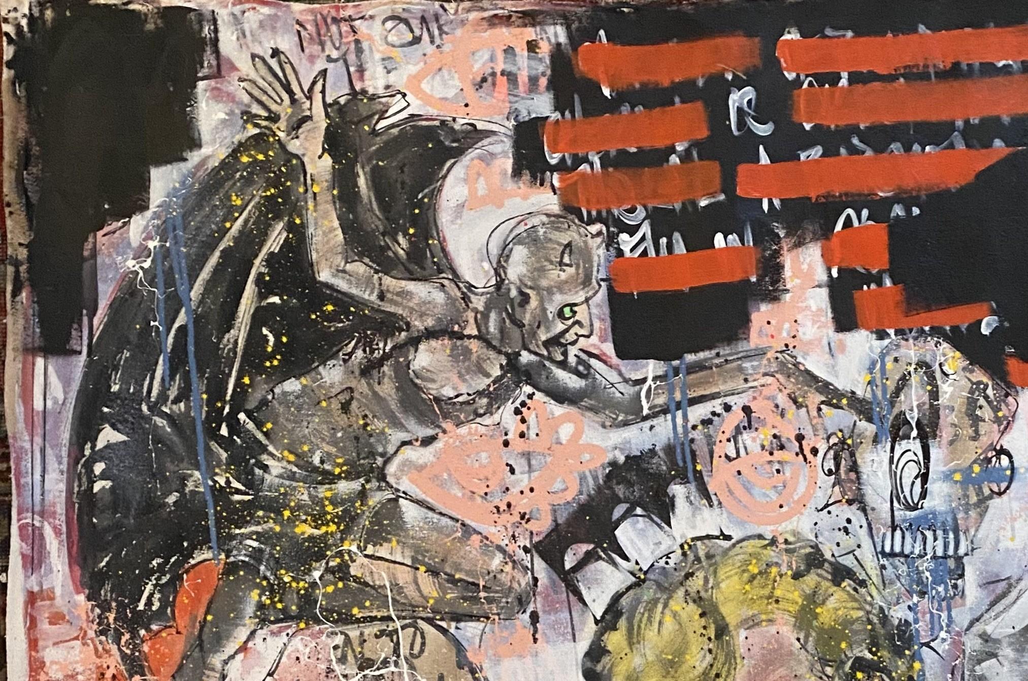 Église - Abstrait Painting par Joseph Gilgun