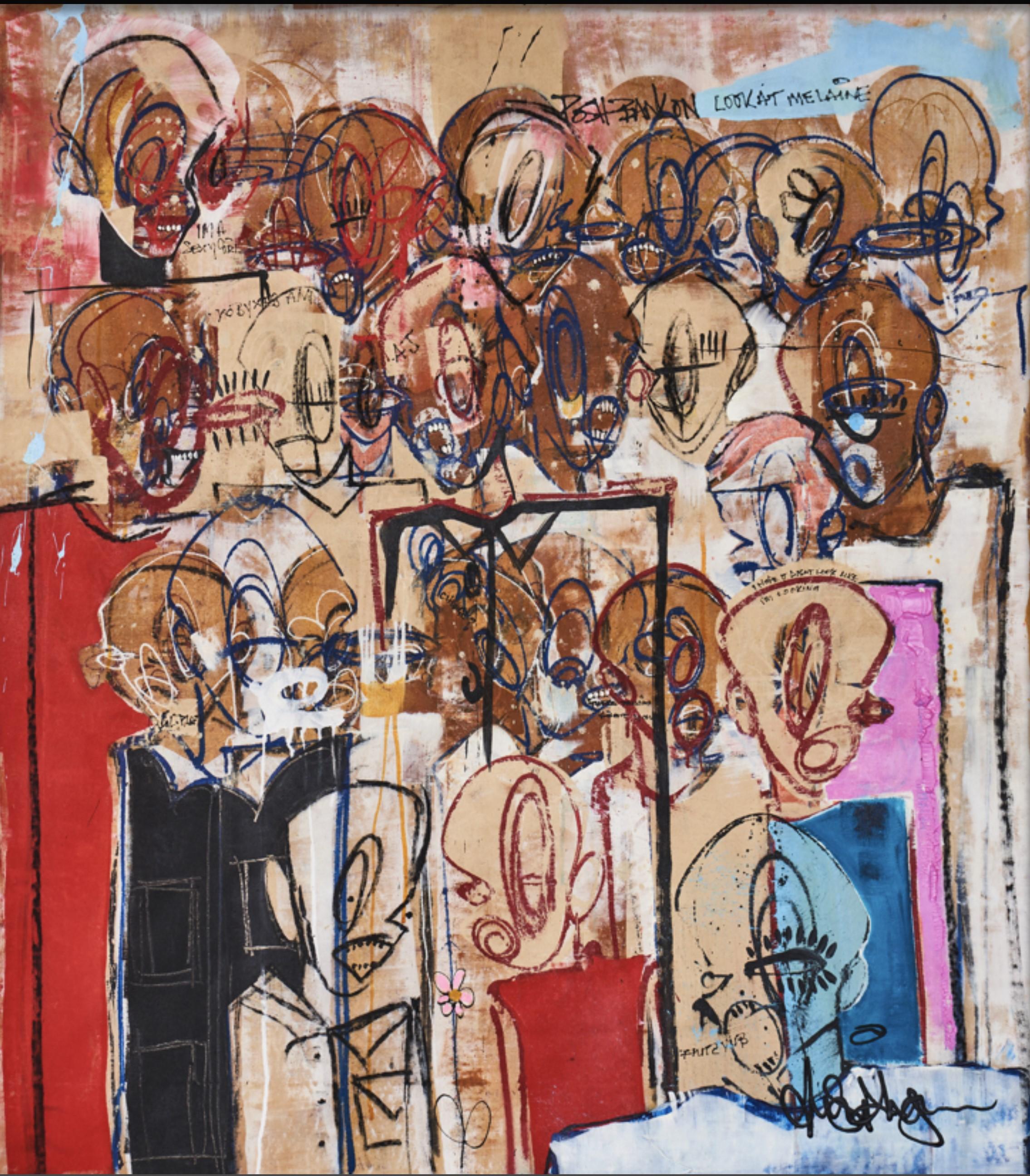 Figurative Painting di Joseph Gilgun - Banca Posh
